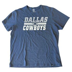 '47 Brand Dallas Cowboys Football NFL Tee T-Shirt size XL gameday 100% cotton